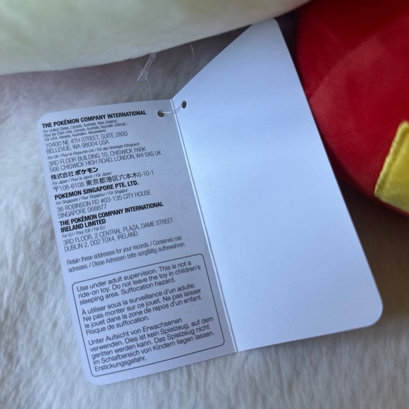 NWT PokemonCenter Fuecoco 18" Plush Pokemon 2022 Nintendo Anime - Picture 7 of 7